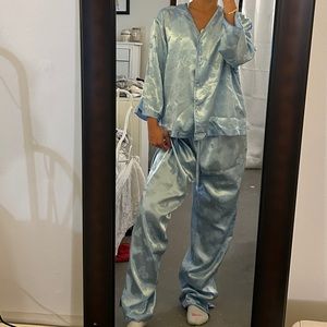 Vintage Silk Pajama Set